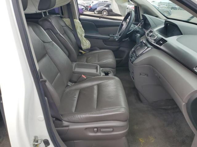 5FNRL5H91EB052616 - 2014 HONDA ODYSSEY TOURING WHITE photo 7
