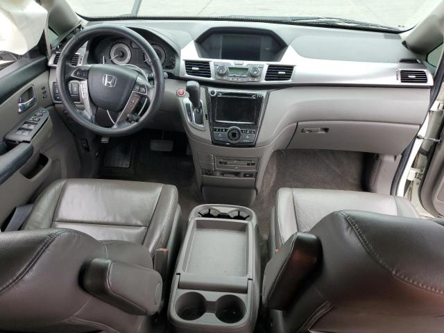 5FNRL5H91EB052616 - 2014 HONDA ODYSSEY TOURING WHITE photo 8