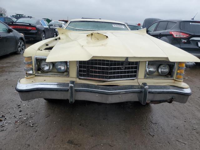 7B65H285424 - 1977 FORD LTD YELLOW photo 5