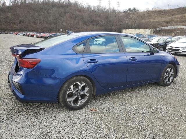 3KPF24AD6LE172493 - 2020 KIA FORTE FE BLUE photo 3