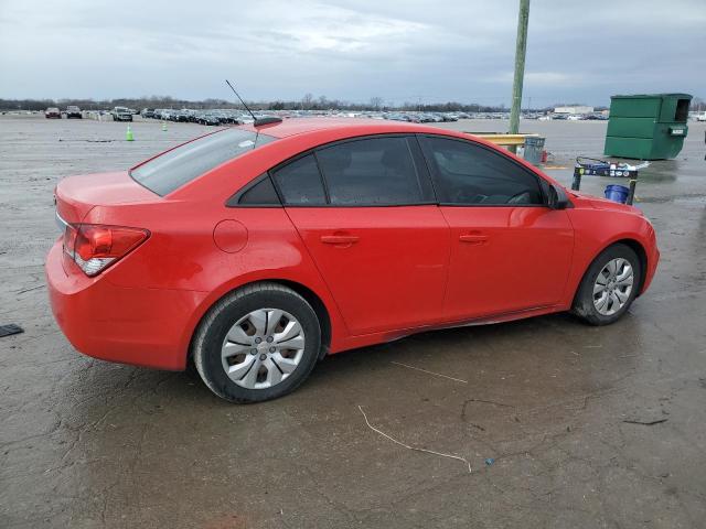 1G1PC5SH7G7108664 - 2016 CHEVROLET CRUZE LIMI LS RED photo 3