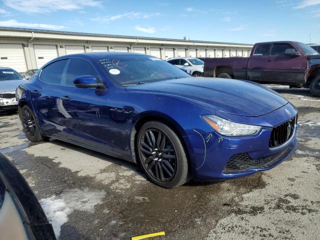 ZAM57RTA5H1206653 - 2017 MASERATI GHIBLI S BLUE photo 4