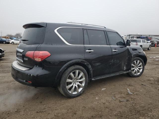 JN8AZ2NE3E9067838 - 2014 INFINITI QX80 BLACK photo 3