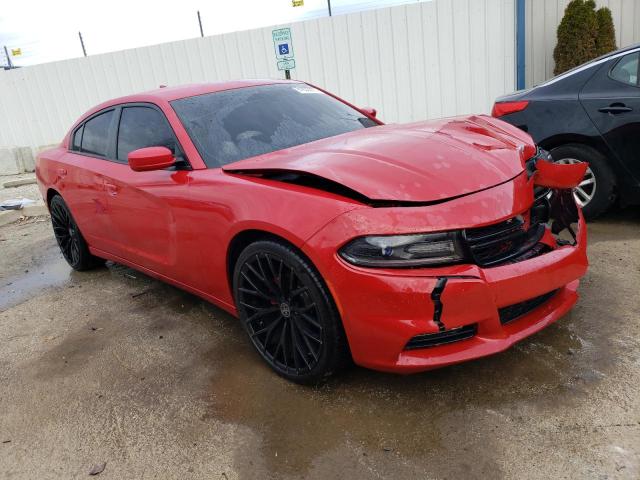 2C3CDXHG4GH121457 - 2016 DODGE CHARGER SXT RED photo 4