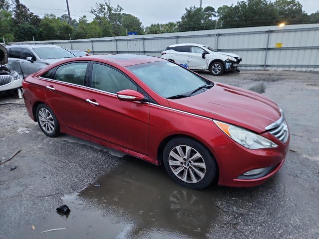 5NPEC4AC5EH849922 - 2014 HYUNDAI SONATA SE 红色 照片 4