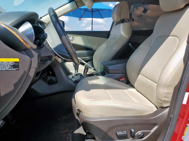 5XYZU3LB0EG142327 - 2014 HYUNDAI SANTA FE S Червоний фото 7