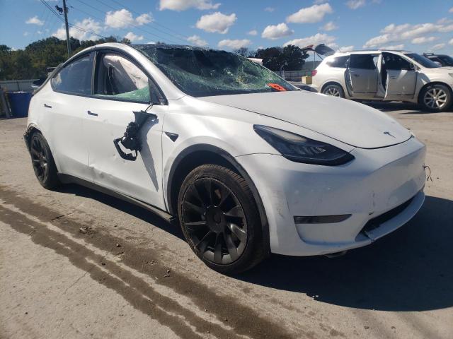 7SAYGDEEXNF385881 - 2022 TESLA MODEL Y თეთრი ფოტო 4