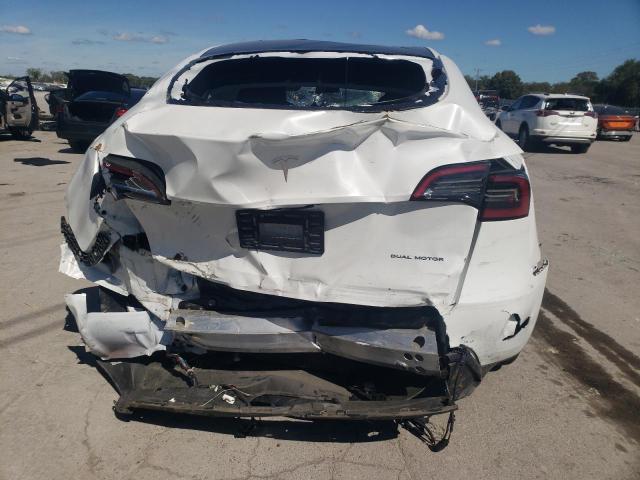 7SAYGDEEXNF385881 - 2022 TESLA MODEL Y თეთრი ფოტო 6
