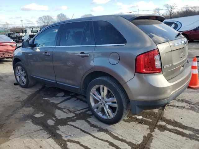 2FMDK3KC8CBA80697 - 2012 FORD EDGE LIMITED GRAY photo 2