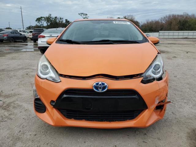 JTDKDTB39G1137836 - 2016 TOYOTA PRIUS C ORANGE photo 5