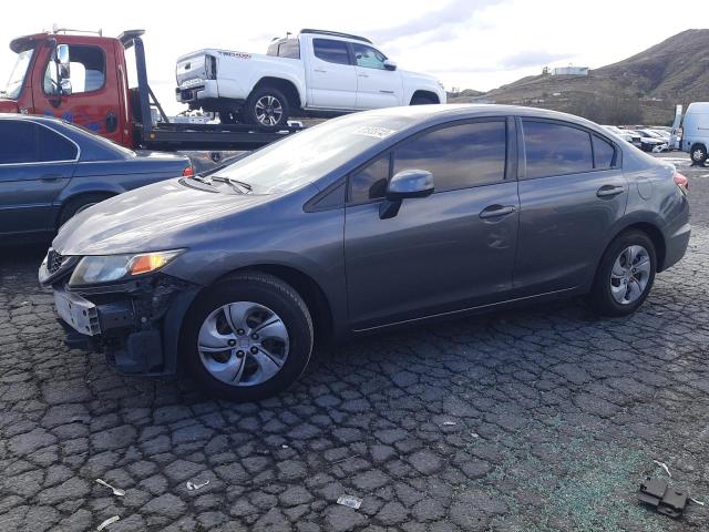 19XFB2F52DE259587 - 2013 HONDA CIVIC LX GRAY photo 1