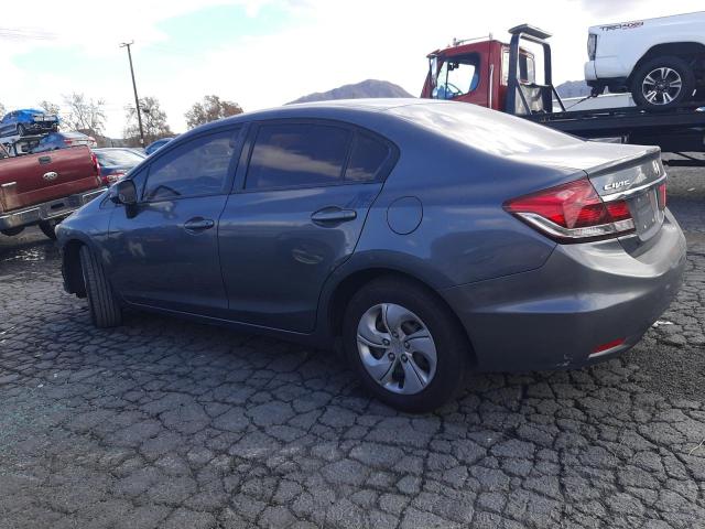 19XFB2F52DE259587 - 2013 HONDA CIVIC LX GRAY photo 2