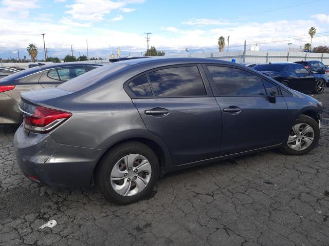 19XFB2F52DE259587 - 2013 HONDA CIVIC LX GRAY photo 3