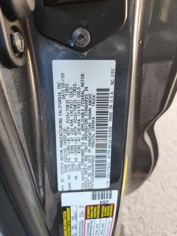 5TETX4CN5AZ683662 - 2010 TOYOTA TACOMA ACCESS CAB Gri fotoğraf 12