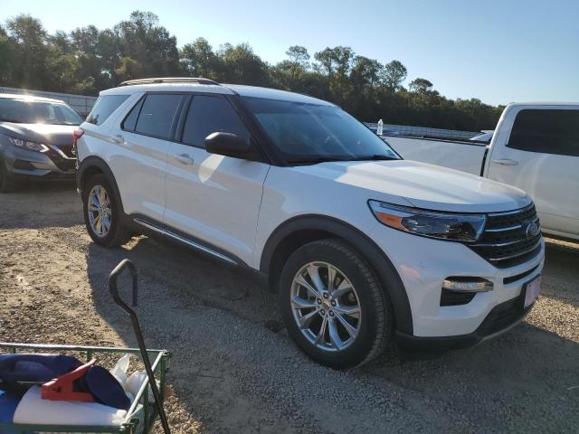 1FMSK7DH0MGA12007 - 2021 FORD EXPLORER XLT Biały zdjęcie 4