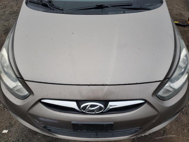 KMHCT5AE0CU004554 - 2012 HYUNDAI ACCENT GLS GRAY photo 11