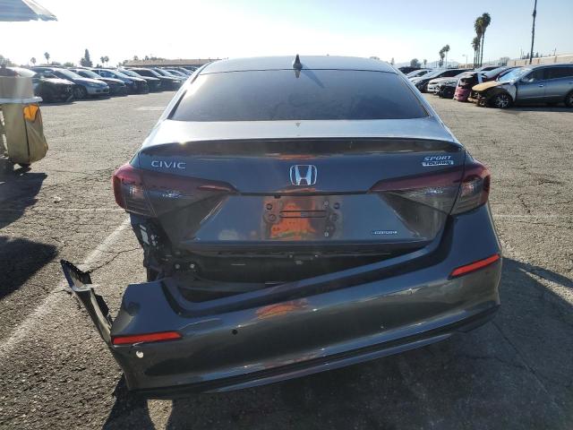 2HGFE4F83SH309624 - 2025 HONDA CIVIC SPORT GRAY photo 6