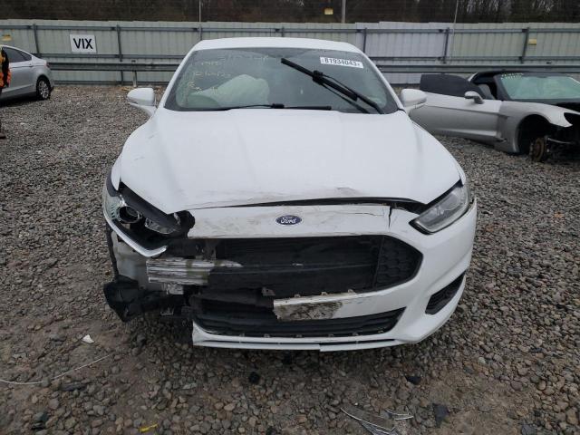 3FA6P0H73FR310908 - 2015 FORD FUSION SE WHITE photo 5