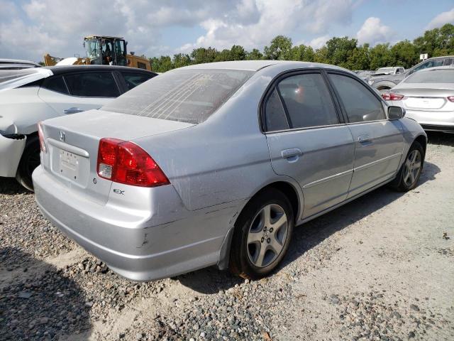 2HGES26844H582874 - 2004 HONDA CIVIC EX SILVER photo 3