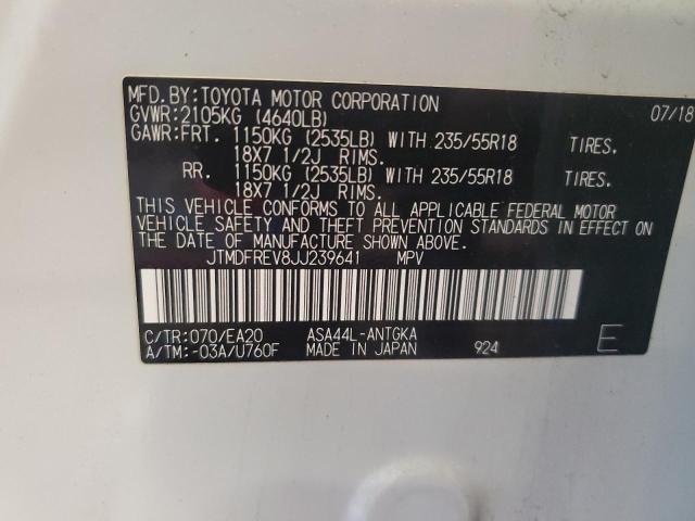 JTMDFREV8JJ239641 - 2018 TOYOTA RAV4 LIMITED Ağ foto 13