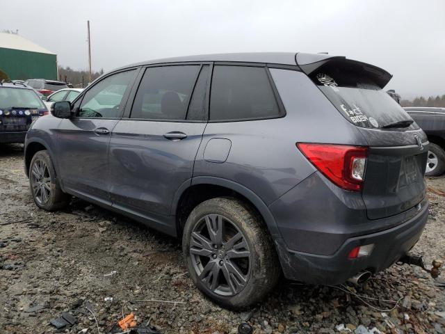 5FNYF8H55MB001135 - 2021 HONDA PASSPORT EXL GRAY photo 2