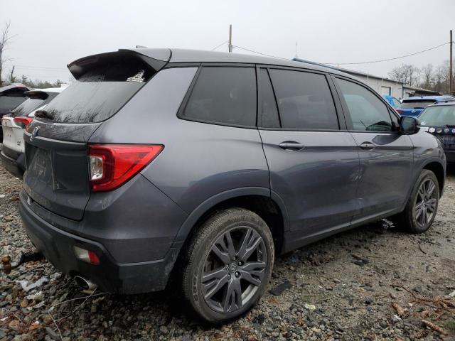 5FNYF8H55MB001135 - 2021 HONDA PASSPORT EXL GRAY photo 3