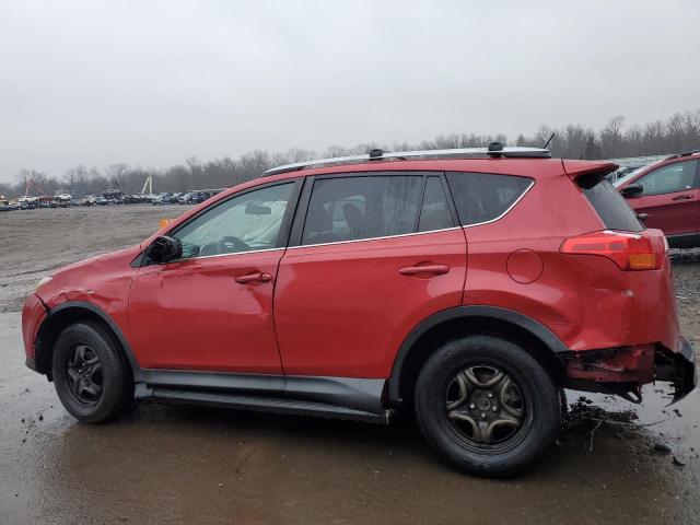 2T3BFREV1FW256197 - 2015 TOYOTA RAV4 LE RED photo 2