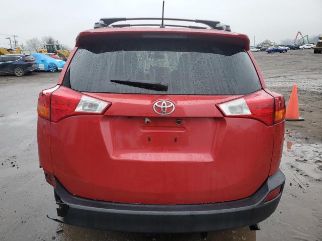 2T3BFREV1FW256197 - 2015 TOYOTA RAV4 LE RED photo 6