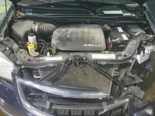 2C4RC1CG5CR327811 - 2012 CHRYSLER TOWN & COU TOURING L BLUE photo 12