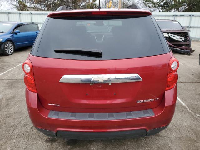 1GNALDEK9DZ108879 - 2013 CHEVROLET EQUINOX LT RED photo 6