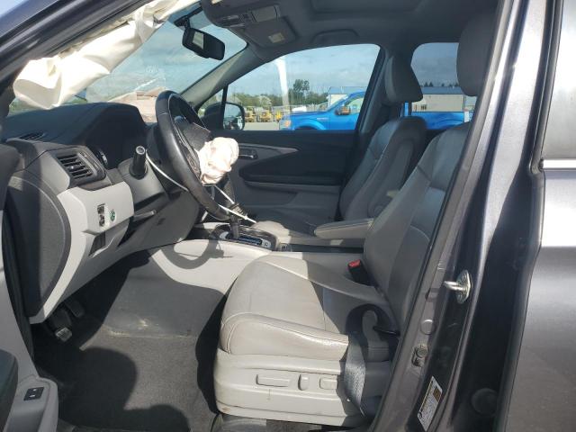 5FNYF6H5XHB036649 - 2017 HONDA PILOT EXL ნაცრისფერი ფოტო 7