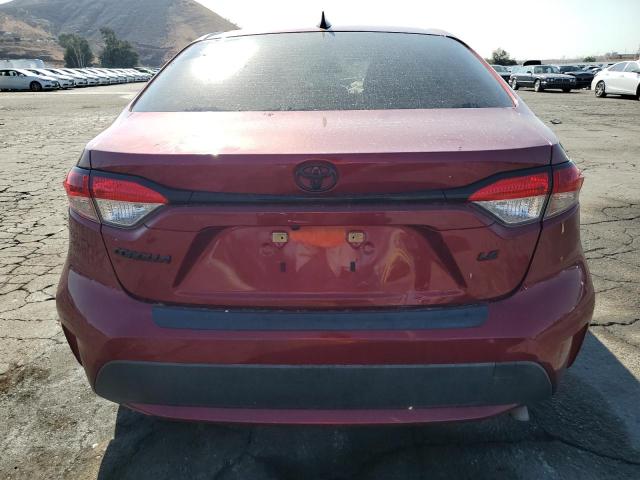 JTDEPMAE4NJ217166 - 2022 TOYOTA COROLLA LE برغندي صورة 6
