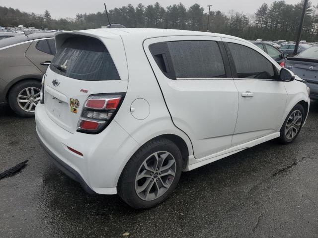 1G1JD6SB9K4115629 - 2019 CHEVROLET SONIC LT WHITE photo 3