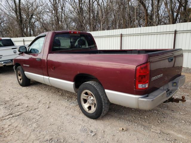 1D7HA16N42J158286 - 2002 DODGE RAM 1500 BURGUNDY photo 2