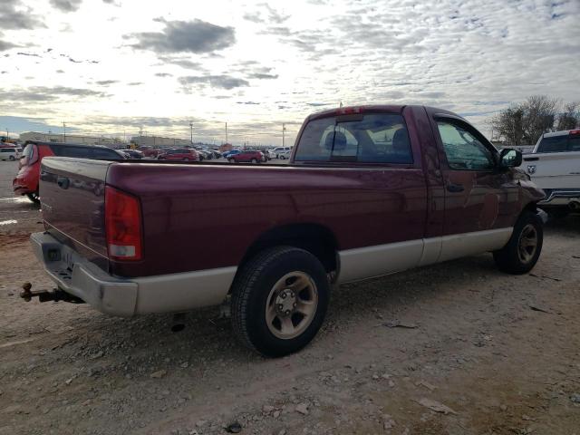 1D7HA16N42J158286 - 2002 DODGE RAM 1500 BURGUNDY photo 3