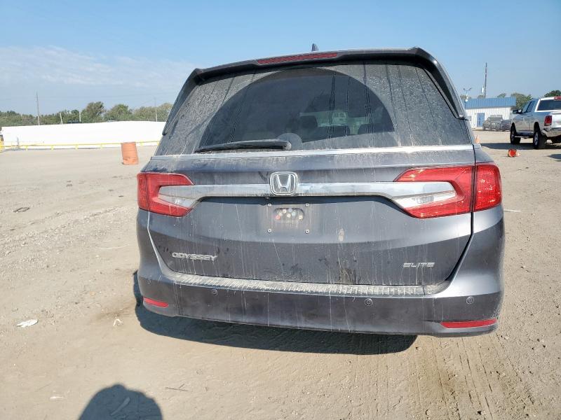 5FNRL6H9XJB000255 - 2018 HONDA ODYSSEY ELITE Szary zdjęcie 6
