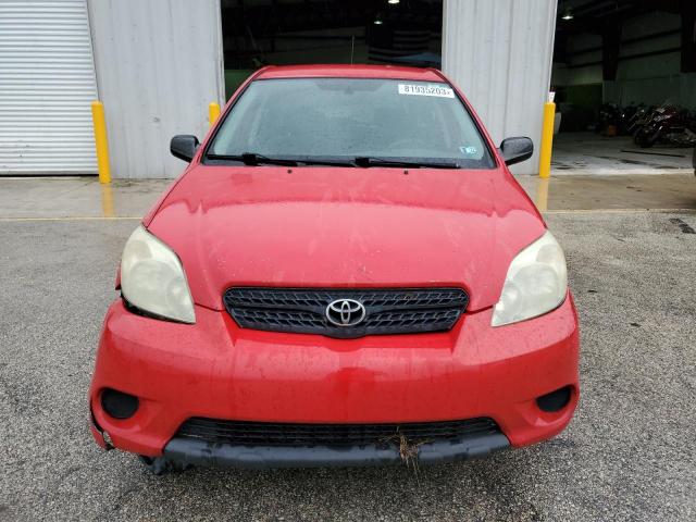 2T1KR32E76C585876 - 2006 TOYOTA MATRIX SW XR RED photo 5