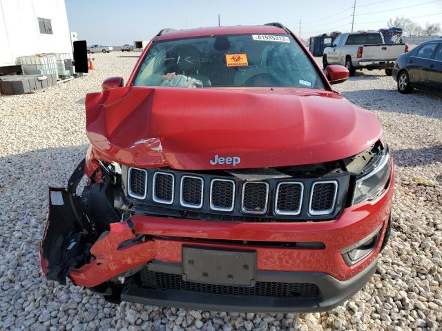 3C4NJCBB3JT102433 - 2018 JEEP COMPASS LATITUDE RED photo 5