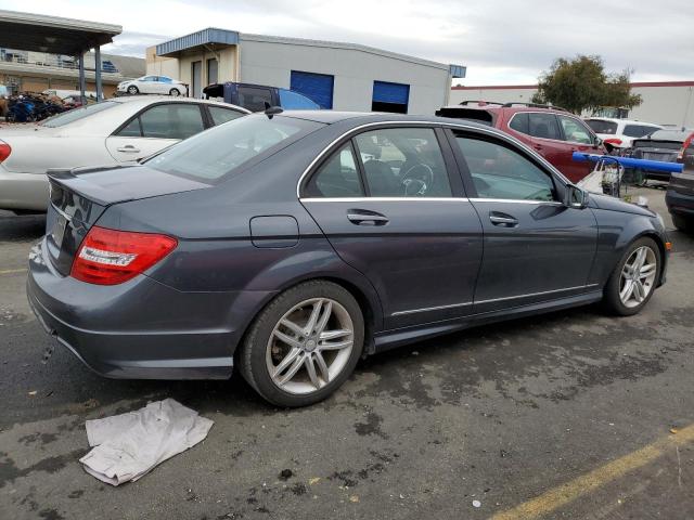 WDDGF4HB6ER313668 - 2014 MERCEDES-BENZ C 250 GRAY photo 3