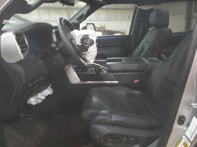 5TFNC5DB6PX027176 - 2023 TOYOTA TUNDRA CREWMAX PLATINUM ვერცხლისფერი ფოტო 7