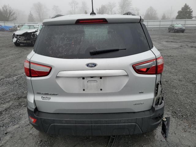 MAJ6P1UL4JC203091 - 2018 FORD ECOSPORT SE SILVER photo 6