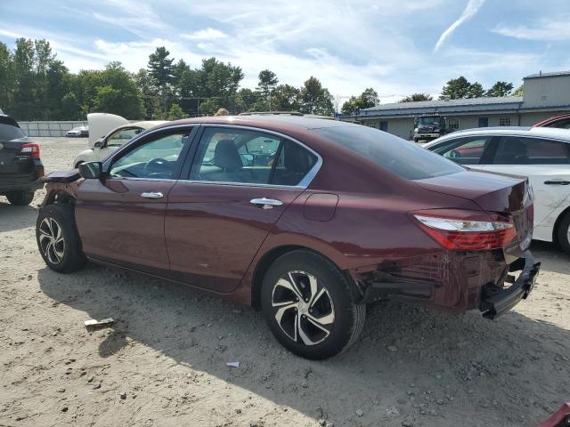 1HGCR2F39HA305343 - 2017 HONDA ACCORD LX 勃艮第红 照片 2