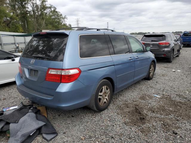 5FNRL38766B004663 - 2006 HONDA ODYSSEY EXL BLUE photo 3