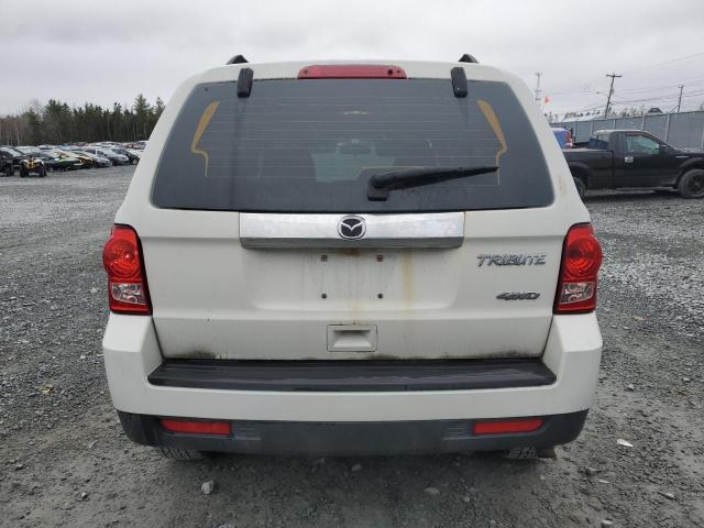 4F2CY9GG5BKM00754 - 2011 MAZDA TRIBUTE S WHITE photo 6