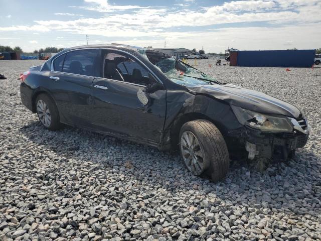 1HGCR3F81EA039989 - 2014 HONDA ACCORD EXL BLACK photo 4