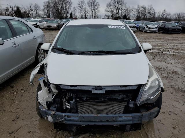 KNADM4A38E6408706 - 2014 KIA RIO LX WHITE photo 5