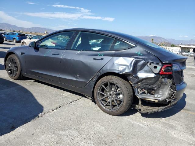 5YJ3E1EAXNF107555 - 2022 TESLA MODEL 3 Szary zdjęcie 2