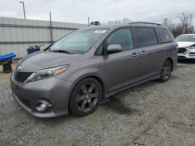 5TDXK3DC8GS728445 - 2016 TOYOTA SIENNA SE CHARCOAL photo 1