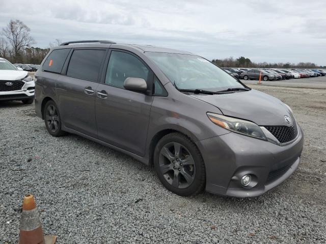 5TDXK3DC8GS728445 - 2016 TOYOTA SIENNA SE CHARCOAL photo 4