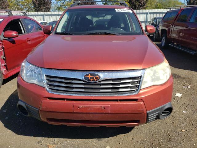 JF2SH6CC7AH736299 - 2010 SUBARU FORESTER 2.5X PREMIUM ORANGE photo 5